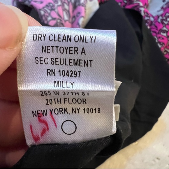 NWT MILLY 6 Dress Bergdorf Goodman Exclusive 100% Silk Short Sleeve - Picture 3 of 11